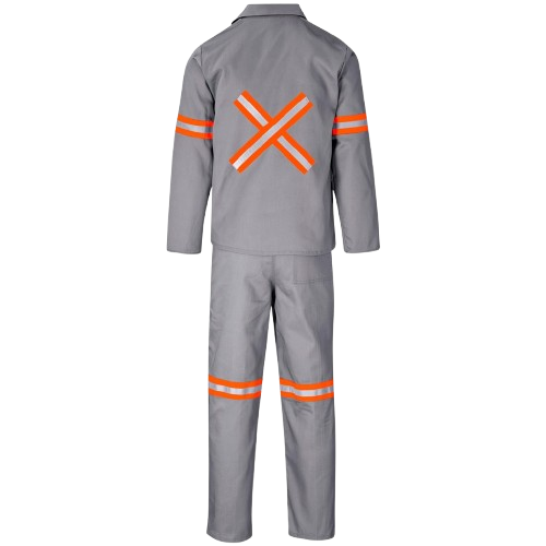 Trade Polycotton Conti Suit - Reflective Arms, Legs & Back [OrangeTape]